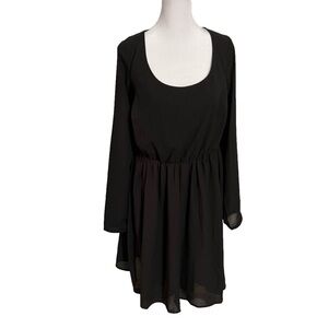 TORRID Black Skater Dress With Cut Out Strap Back Plus Size (Sz 1)